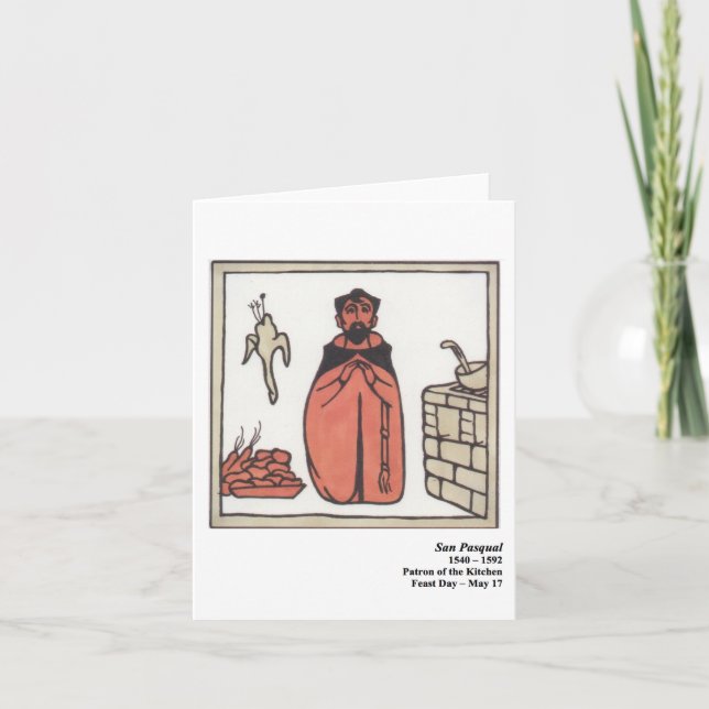Karte San Pasqual Santo (Vorderseite)