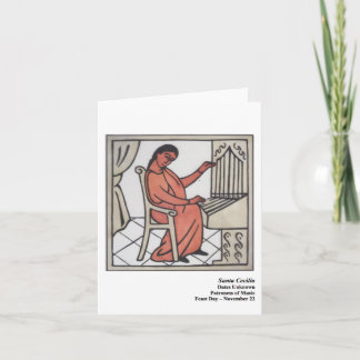 Karte Santa Cecilia Santo