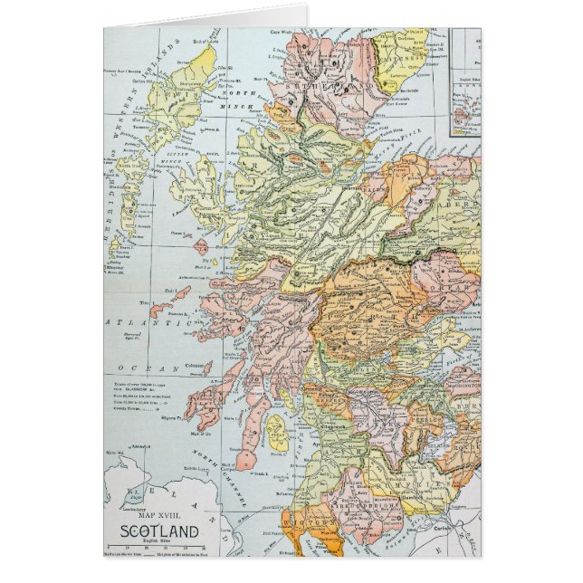 KARTE: SCHOTTLAND (Vorne)