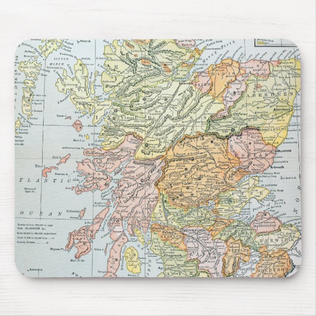 KARTE: SCHOTTLAND MOUSEPAD (Vorne)