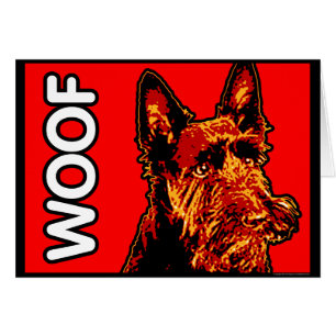 Karte Scottish-Terriers (Scottie)