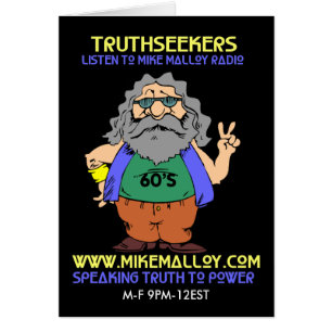 KARTE Sechzigerjahre HIPPIE-TRUTHSEEKER