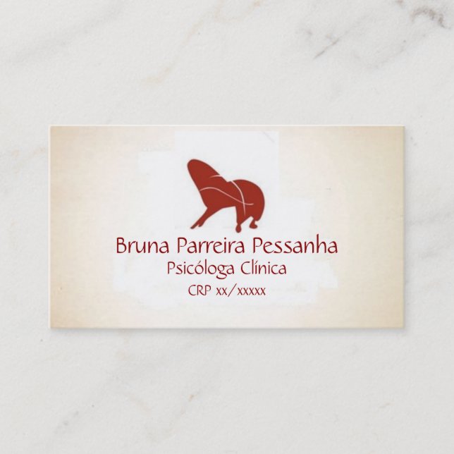 Karte Sessel Psychoanalytiker (Vorderseite)