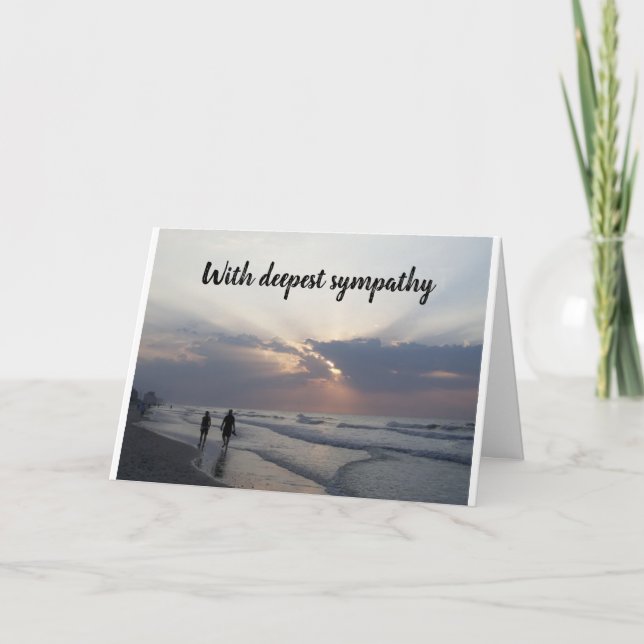 KARTE "SO SORRY FOR YOUR LOSS" (Vorderseite)