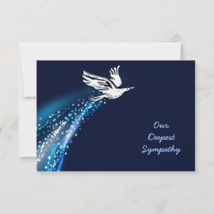 Karte "Soaring Dove Sympathy Card #4"
