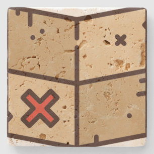 Karte Steinuntersetzer