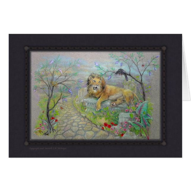 Karte - Storybook-Löwe (Vorderseite (Horizontal))