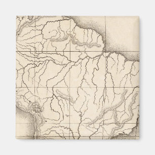 Karte Südamerikas Magnet