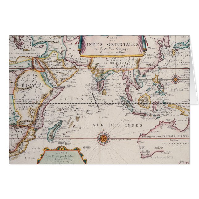 Karte Südostasiens (Vorderseite (Horizontal))