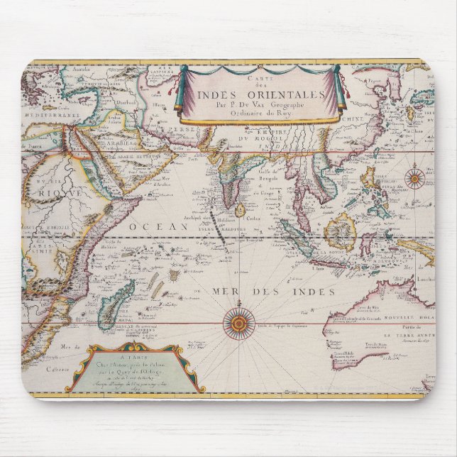 Karte Südostasiens Mousepad (Vorne)