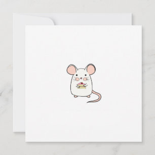 Karte, süße Karte, kleine Maus Karte