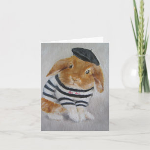 Karte/Tier - Baby-Kaninchen-Karte Karte