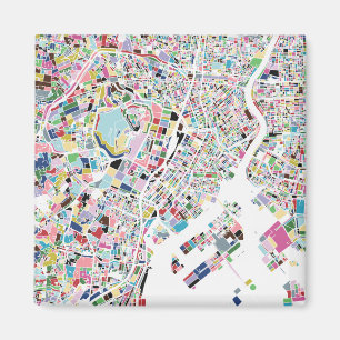 Karte Tokyos Japan Magnet