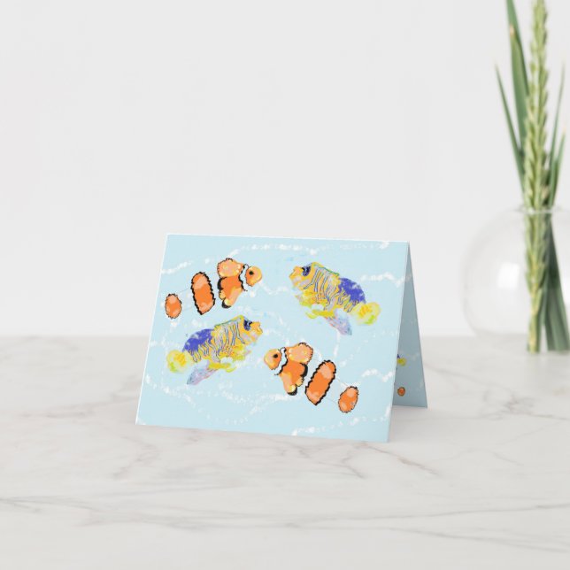 Karte: Tropischer Fisch (Vorderseite)