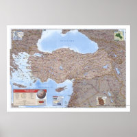 Karte Türkei und Naher Osten 2002