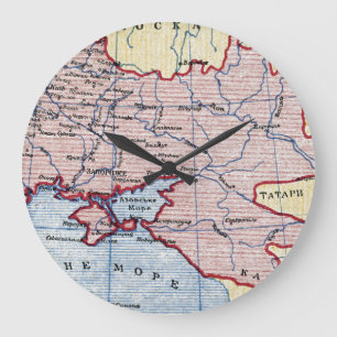 KARTE: UKRAINE, c1906 Große Wanduhr
