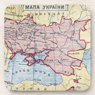 KARTE: UKRAINE, c1906 Untersetzer