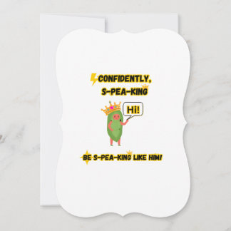 Karte, um Ihre Liebsten zu ermuntern, zu sprechen! Einladung