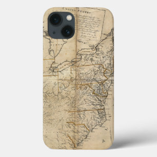 KARTE: USA, 1783 iPhone 13 HÜLLE