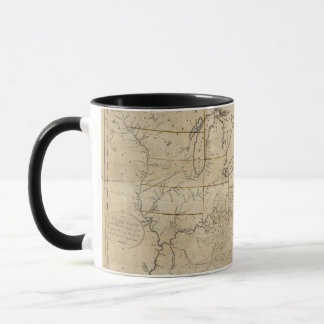 KARTE: USA, 1783 TASSE