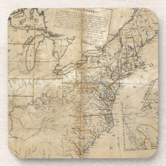 KARTE: USA, 1783 UNTERSETZER