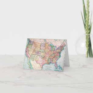 Karte: Vereinigte Staaten, 1905 Karte