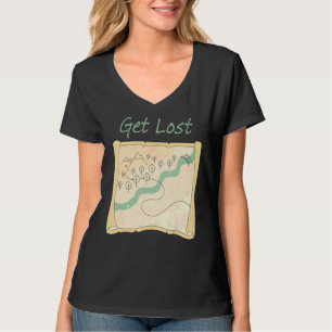 Karte verlieren Wandern Im Fünfspänner über den Go T-Shirt