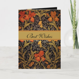 Karte Vintage-Druck William Morris 3