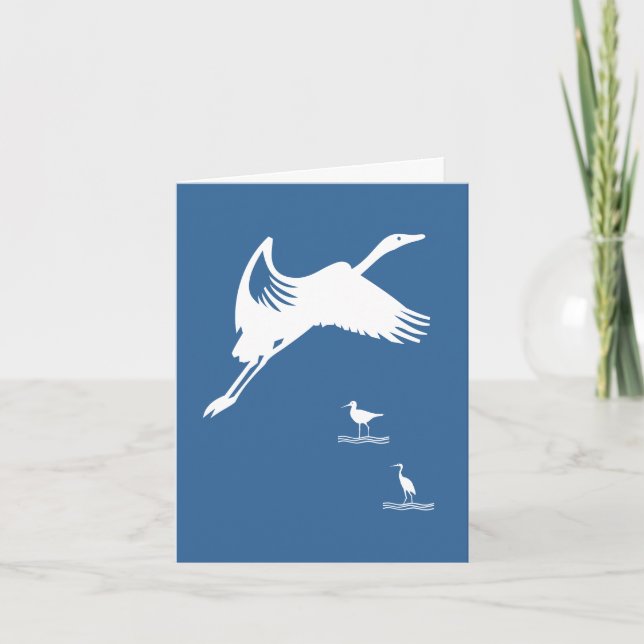 Karte - Vögel im Flug (Vorderseite)