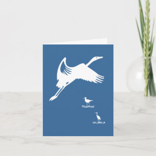 Karte - Vögel im Flug