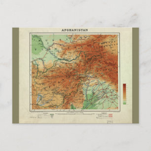 Karte von Afghanistan (1912)