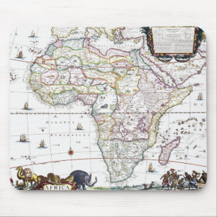 Karte von Afrika 1696 Mousepad