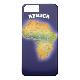Karte von Afrika Case-Mate iPhone Hülle