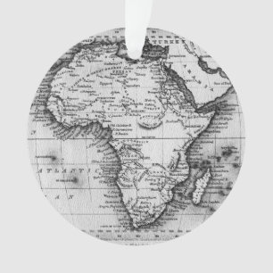 Karte von Afrika graviert von Thomas Stirling Ornament