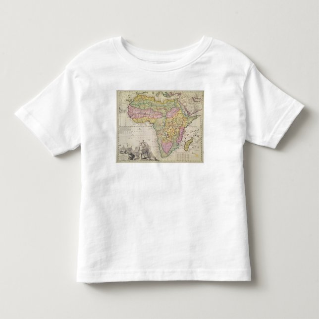 Karte von Afrika Kleinkind T-shirt (Vorderseite)