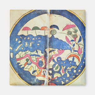 Karte von Ägypten, 1348 Magnet