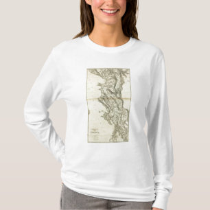 Karte von Albanien T-Shirt
