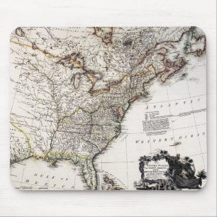 KARTE VON AMERIKA, 1809 MOUSEPAD