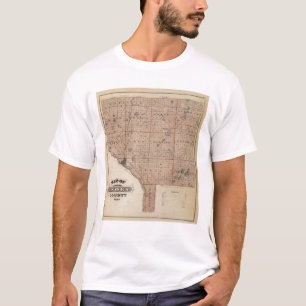 Karte von Anoka County, Minnesota T-Shirt