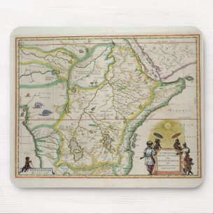 Karte von Äthiopien fünf afrikanische Staaten Mousepad