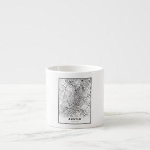 Karte von Austin Espressotasse