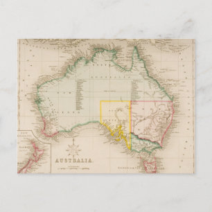 Karte von Australien & Neuseeland