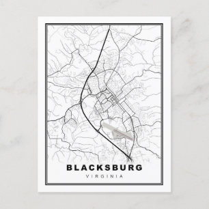 Karte von Blacksburg
