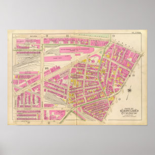 Karte von Boston 19 Poster