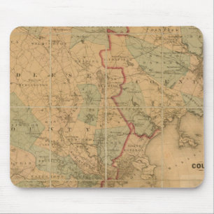 Karte von Boston 2 Mousepad