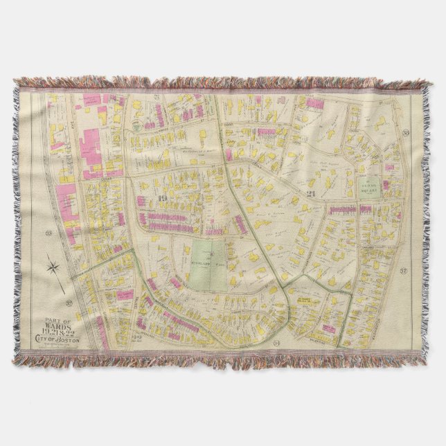 Karte von Boston 7 Decke (Vorderseite)