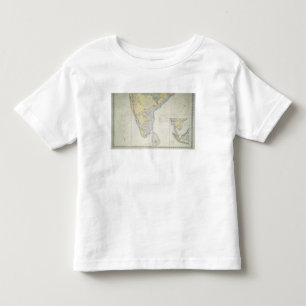 Karte von britischem Südindien, 1872 Kleinkind T-shirt
