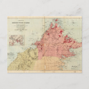 Karte von British North Borneo (1899)