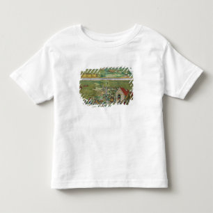 Karte von Cadiz, von "Civitates Orbis Terrarum" Kleinkind T-shirt