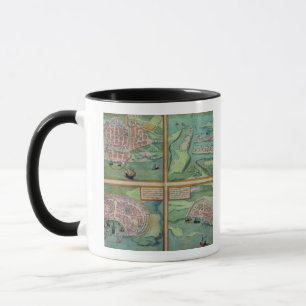 Karte von Calais, von Malta, von Rhodos und von Tasse